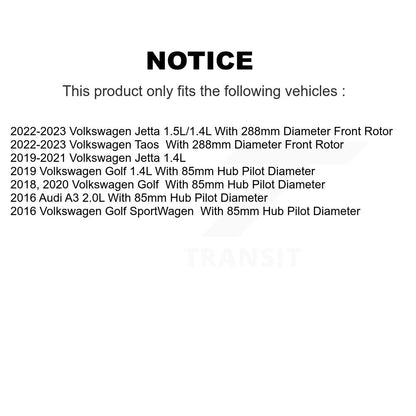 [Avant] Kit d'ensemble roulement de roue et moyeu pour Volkswagen Jetta Golf SportWagen Audi A3 KBB-113612
