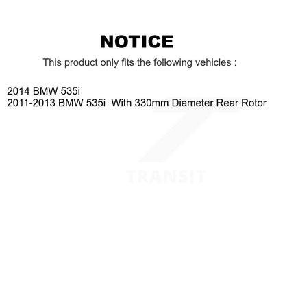 [Avant + Arrière] Kit d'ensemble roulement de roue et moyeu pour BMW 535i KBB-113694