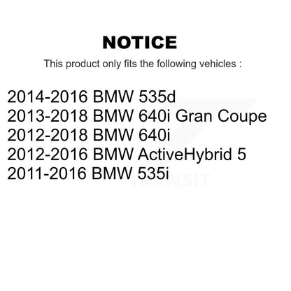 [Avant] Kit d'ensemble roulement de roue et moyeu pour BMW 535i 640i 535d Gran Coupe ActiveHybrid 5 KBB-113745