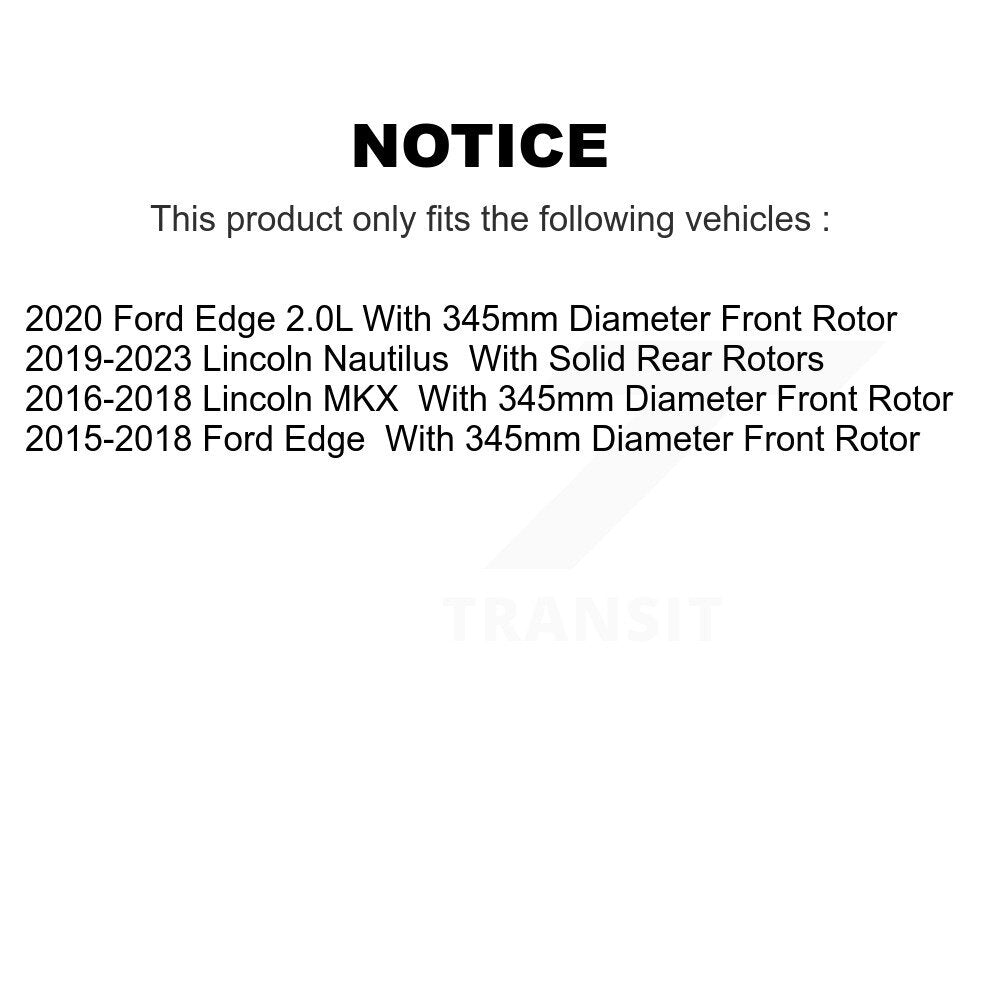 [Avant] Kit d'ensemble roulement de roue et moyeu pour Ford Edge Lincoln MKX Nautilus KBB-113985