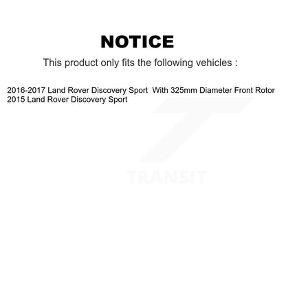 [Avant + Arrière] Kit de Roulement de roue pour 2015-2017 Land Rover Discovery Sport KBB-114217