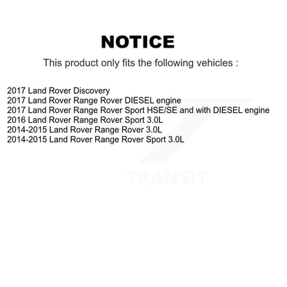 [Avant + Arrière] Kit de Roulement de roue pour Land Rover Range Sport Discovery KBB-114314