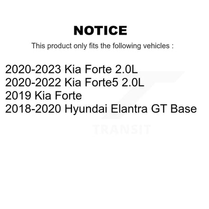 [Avant] Kit d'ensemble roulement de roue et moyeu pour Kia Forte Hyundai Elantra GT KBB-114659