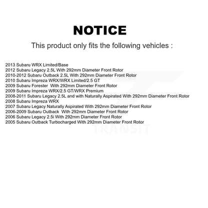 [Avant] Kit d'ensemble roulement de roue et moyeu pour Subaru Outback Legacy Forester Impreza KBB-114854