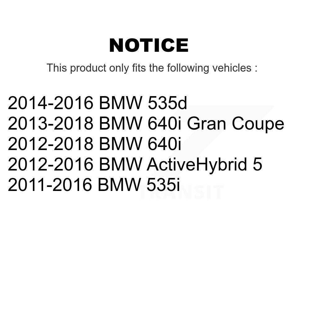 [Avant] Kit d'ensemble roulement de roue et moyeu pour BMW 535i 640i 535d Gran Coupe ActiveHybrid 5 KBB-114974