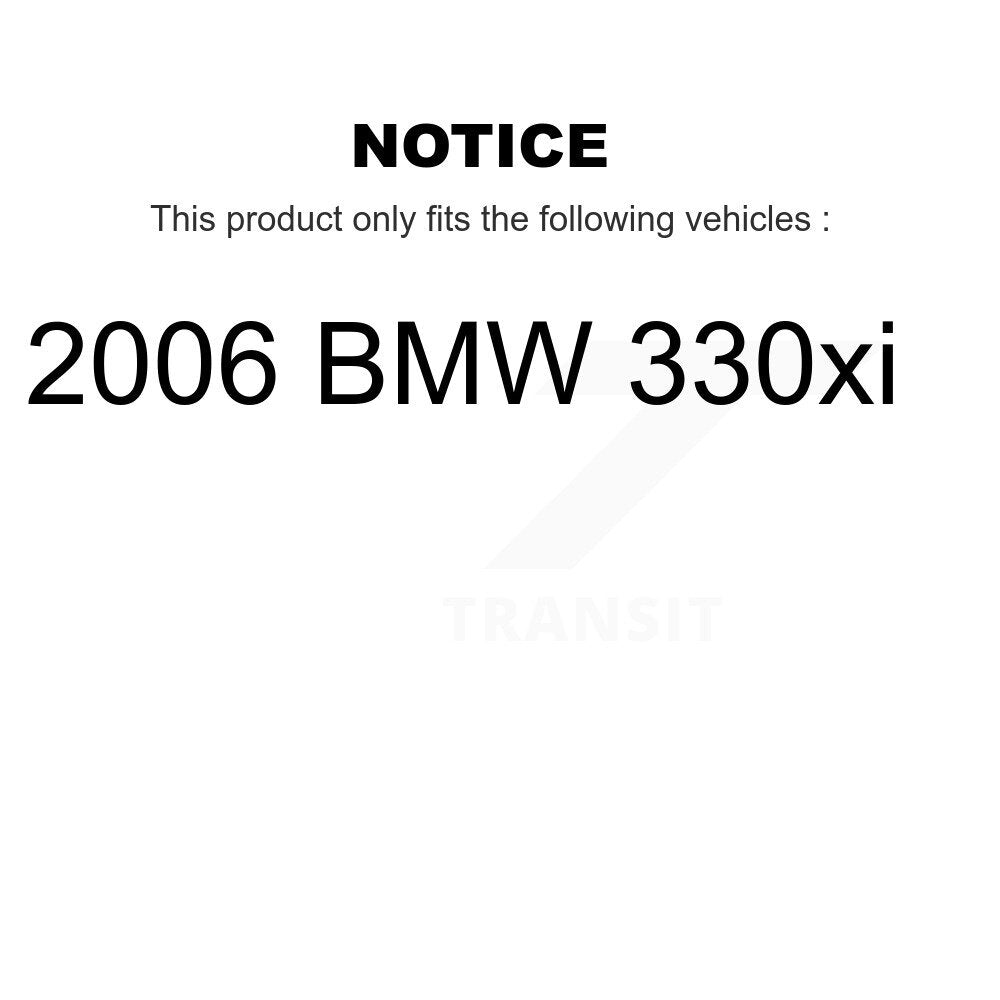 [Avant + Arrière] Kit de Roulement de roue pour 2006 BMW 330xi KBB-115691