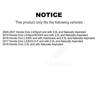 [Avant + Arrière] Kit de Roulement de roue pour Honda Civic KBB-116762