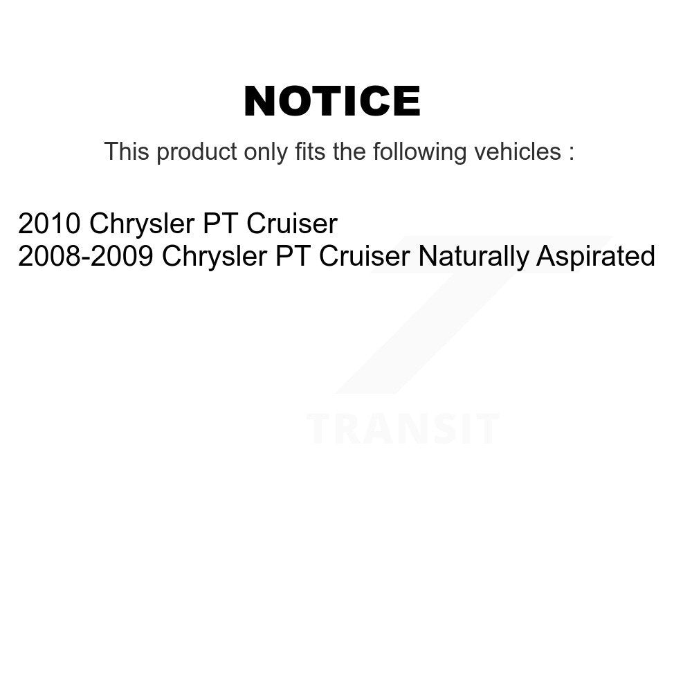 [Avant + Arrière] Kit de Roulement de roue pour Chrysler PT Cruiser KBB-117109