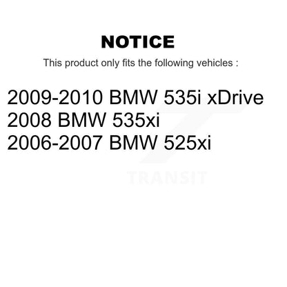 [Avant + Arrière] Kit de Roulement de roue pour BMW 535xi 535i xDrive 525xi KBB-117120