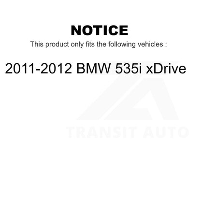 [Avant + Arrière] Kit de Roulement de roue pour 2011-2012 BMW 535i xDrive KBB-117121