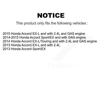 [Avant + Arrière] Kit de Roulement de roue pour Honda Accord KBB-117133