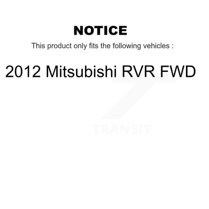 [Avant + Arrière] Kit de Roulement de roue pour Mitsubishi Outlander RVR KBB-117527