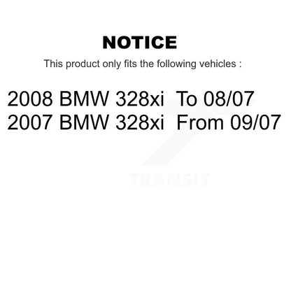 [Avant + Arrière] Kit de Roulement de roue pour 2008 BMW 328xi To 08 07 KBB-118440