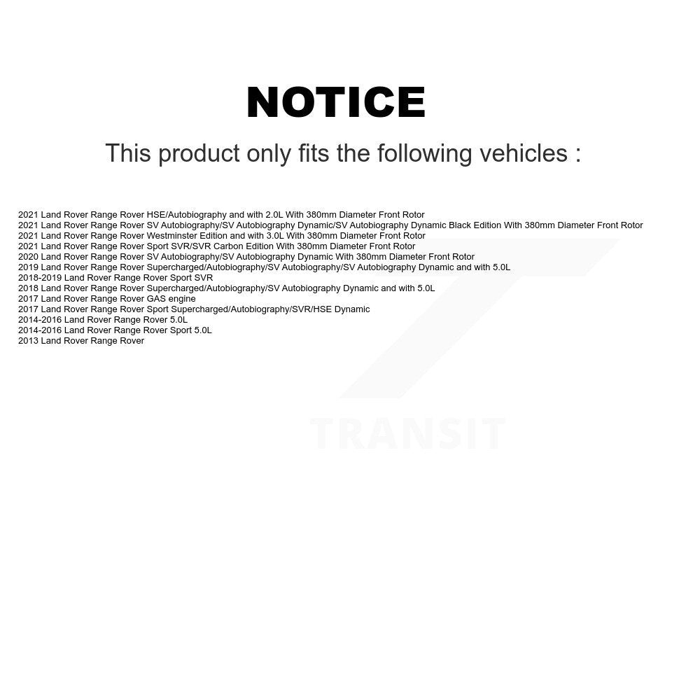 [Avant] Kit de Roulement de roue pour Land Rover Range Sport KBB-118621