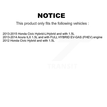 [Avant] Kit de Roulement de roue pour Honda Civic Acura ILX KBB-118738
