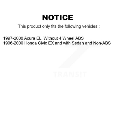 [Avant] Kit de Roulement de roue pour Honda Civic Acura EL KBB-118788