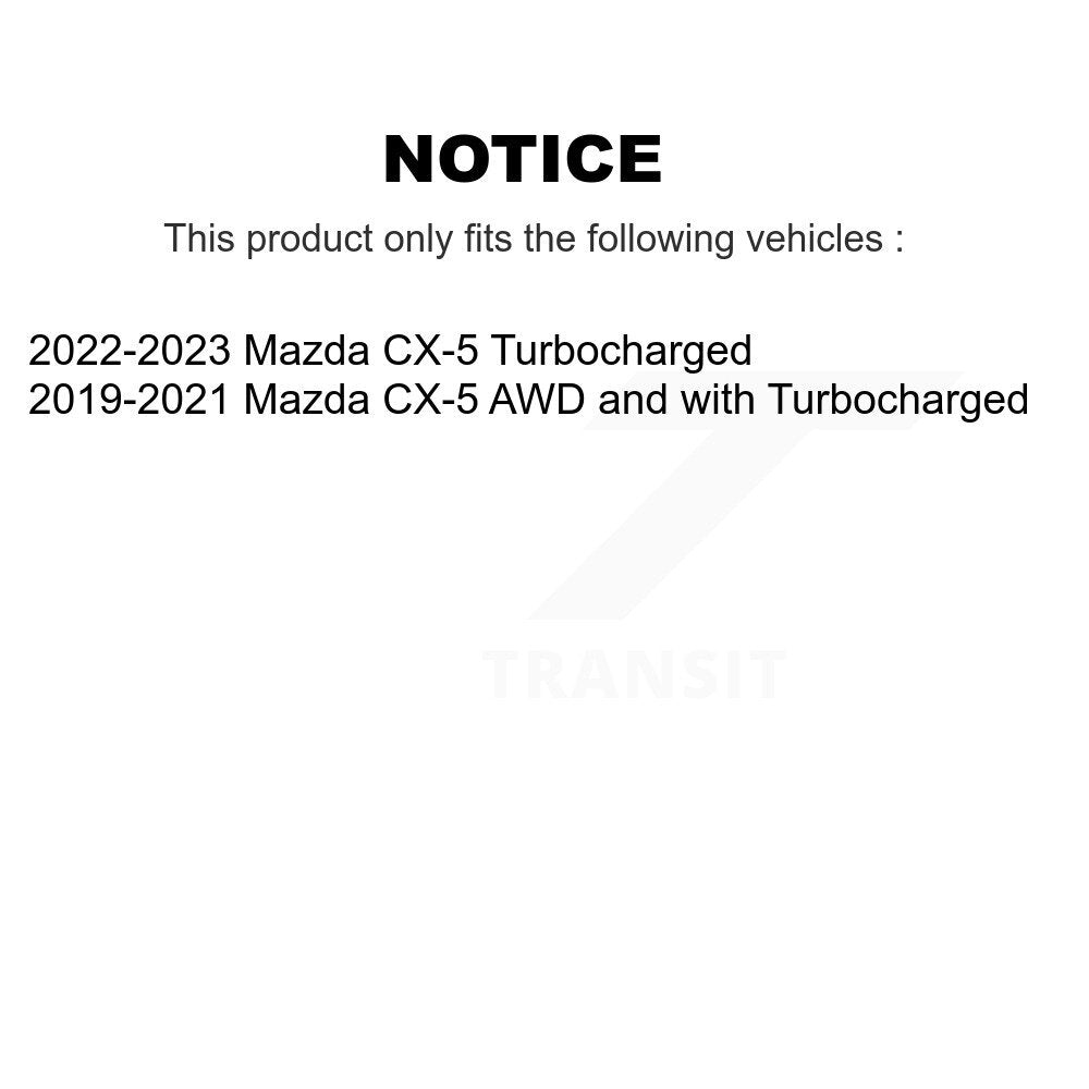 [Avant + Arrière] Kit d'ensemble roulement de roue et moyeu pour Mazda CX-5 KBB-118991
