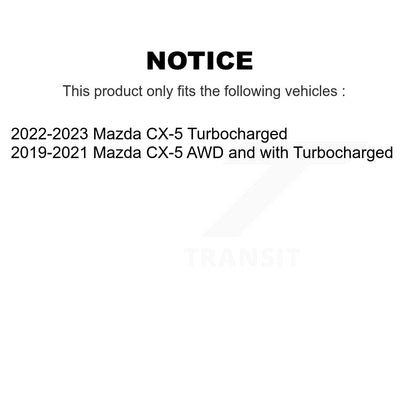 [Avant + Arrière] Kit d'ensemble roulement de roue et moyeu pour Mazda CX-5 KBB-118991