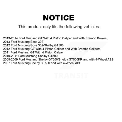 [Avant] Kit d'ensemble roulement de roue et moyeu pour Ford Mustang KBB-120116