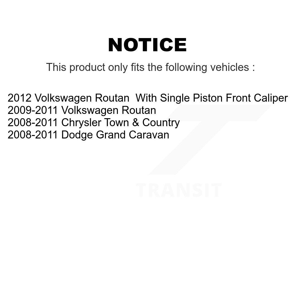 [Avant] Kit d'ensemble roulement de roue et moyeu pour Chrysler Town & Country Dodge Grand Caravan Volkswagen Routan KBB-120339