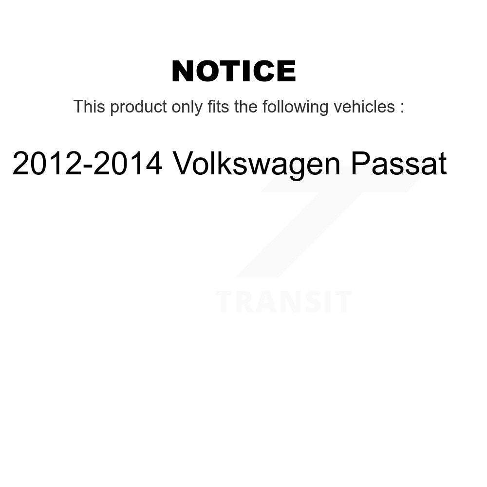[Avant + Arrière] Kit d'ensemble roulement de roue et moyeu pour Volkswagen Passat KBB-120713