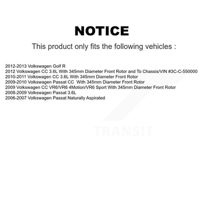 [Avant] Kit d'ensemble roulement de roue et moyeu pour Volkswagen Passat CC Golf R KBB-121931
