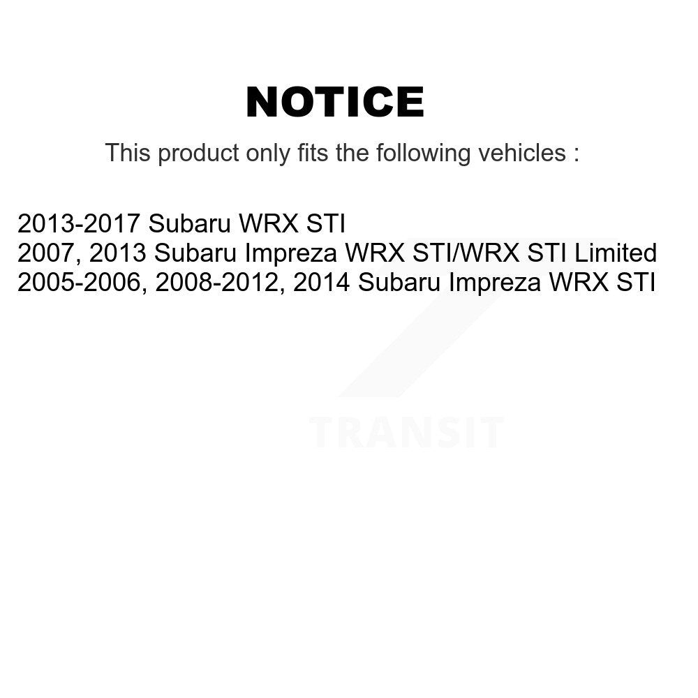 [Avant] Kit d'ensemble roulement de roue et moyeu pour Subaru Impreza WRX STI KBB-122003