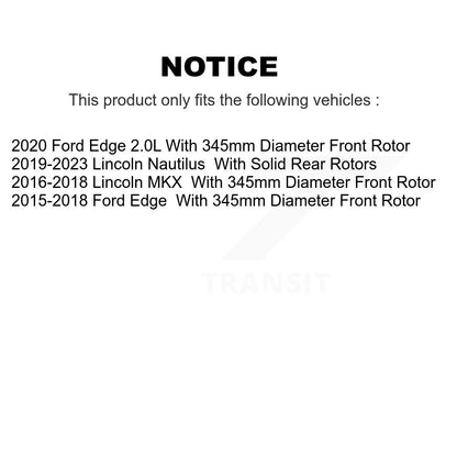 [Avant] Kit d'ensemble roulement de roue et moyeu pour Ford Edge Lincoln MKX Nautilus KBB-122020
