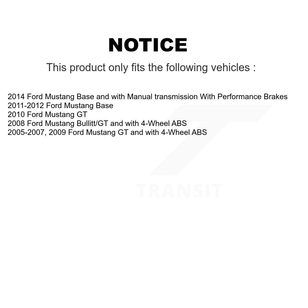 [Avant] Kit d'ensemble roulement de roue et moyeu pour Ford Mustang KBB-122141