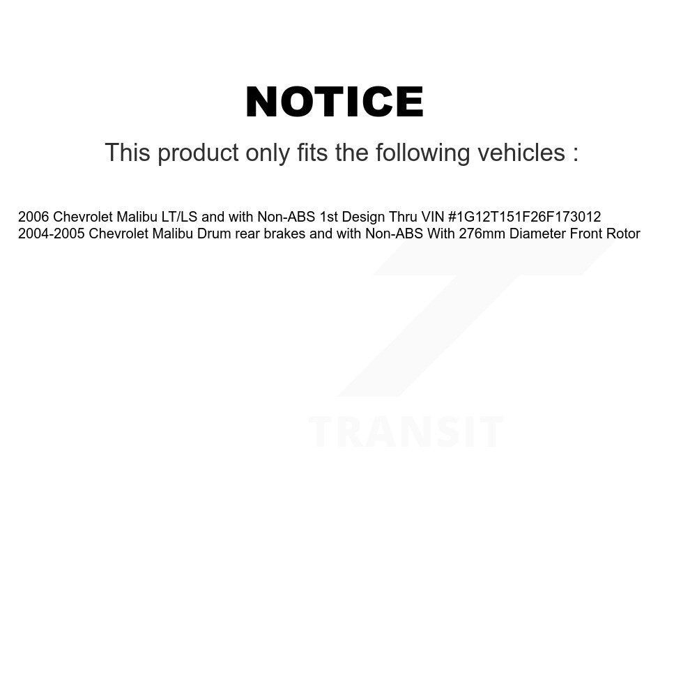 [Avant] Kit d'ensemble roulement de roue et moyeu pour Chevrolet Malibu KBB-122207