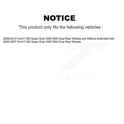[Avant] Kit d'ensemble roulement de roue et moyeu pour 2005-2010 Ford F-350 Super Duty 4WD Dual Rear Wheels KBB-122230