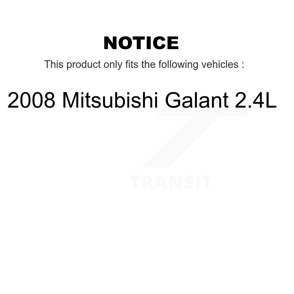 [Avant] Kit d'ensemble roulement de roue et moyeu pour 2008 Mitsubishi Galant 2.4L KBB-122425