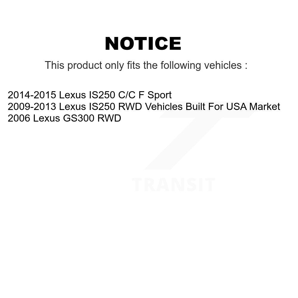 [Avant] Kit d'ensemble roulement de roue et moyeu pour Lexus IS250 GS300 KBB-122510