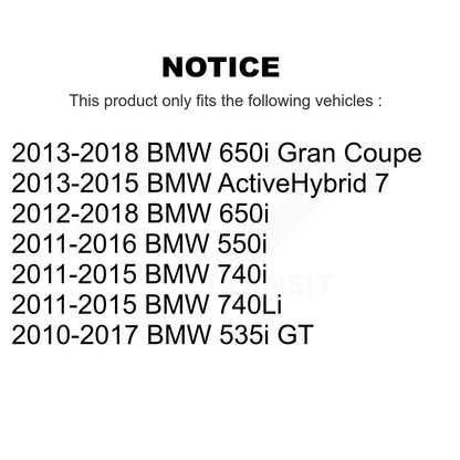 [Avant] Kit d'ensemble roulement de roue et moyeu pour BMW 550i 650i 740Li 740i 535i GT Gran Coupe ActiveHybrid 7 KBB-122838