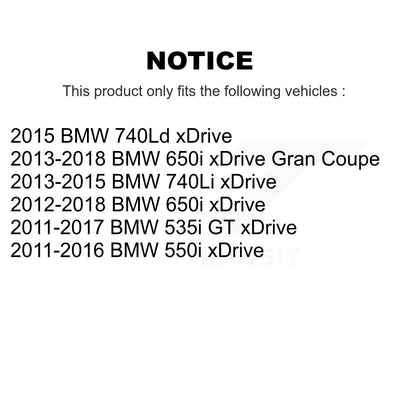 [Avant] Kit d'ensemble roulement de roue et moyeu pour BMW 650i xDrive 550i Gran Coupe 535i GT 740Li 740Ld KBB-122863