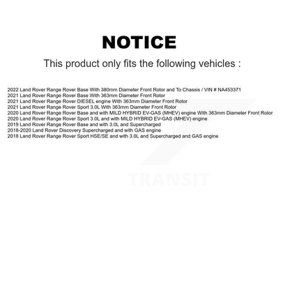 [Avant] Kit de Roulement de roue pour Land Rover Range Sport Discovery KBB-123025