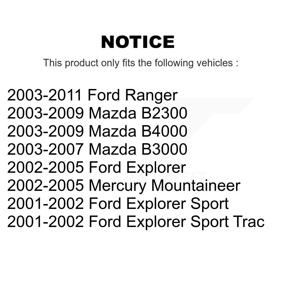 [Avant] Étrier de frein pour Ford Ranger Mazda Explorer B4000 B3000 B2300 Sport Trac KBC-100002