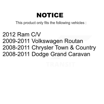 [Avant et Arrière] Étrier de frein pour Dodge Grand Caravan Chrysler Town & Country Volkswagen KBC-100016