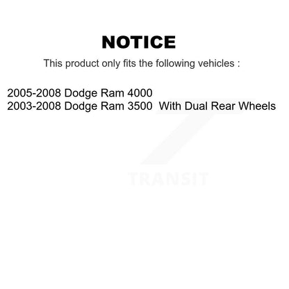 [Avant et Arrière] Étrier de frein pour Dodge Ram 3500 4000 KBC-100020