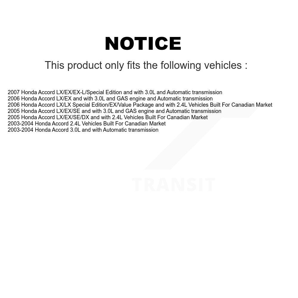 [Avant et Arrière] Étrier de frein pour Honda Accord KBC-100033