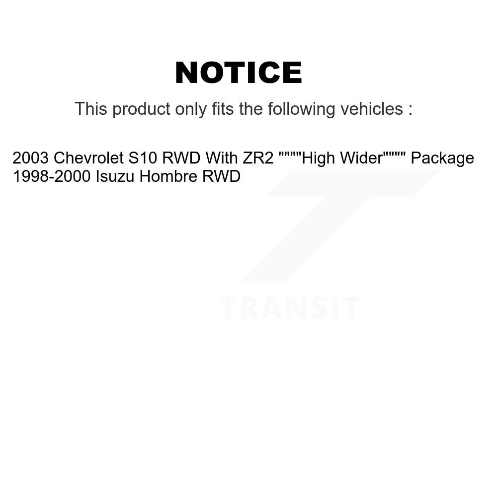 [Avant et Arrière] Étrier de frein pour Chevrolet S10 Isuzu Hombre RWD KBC-100039