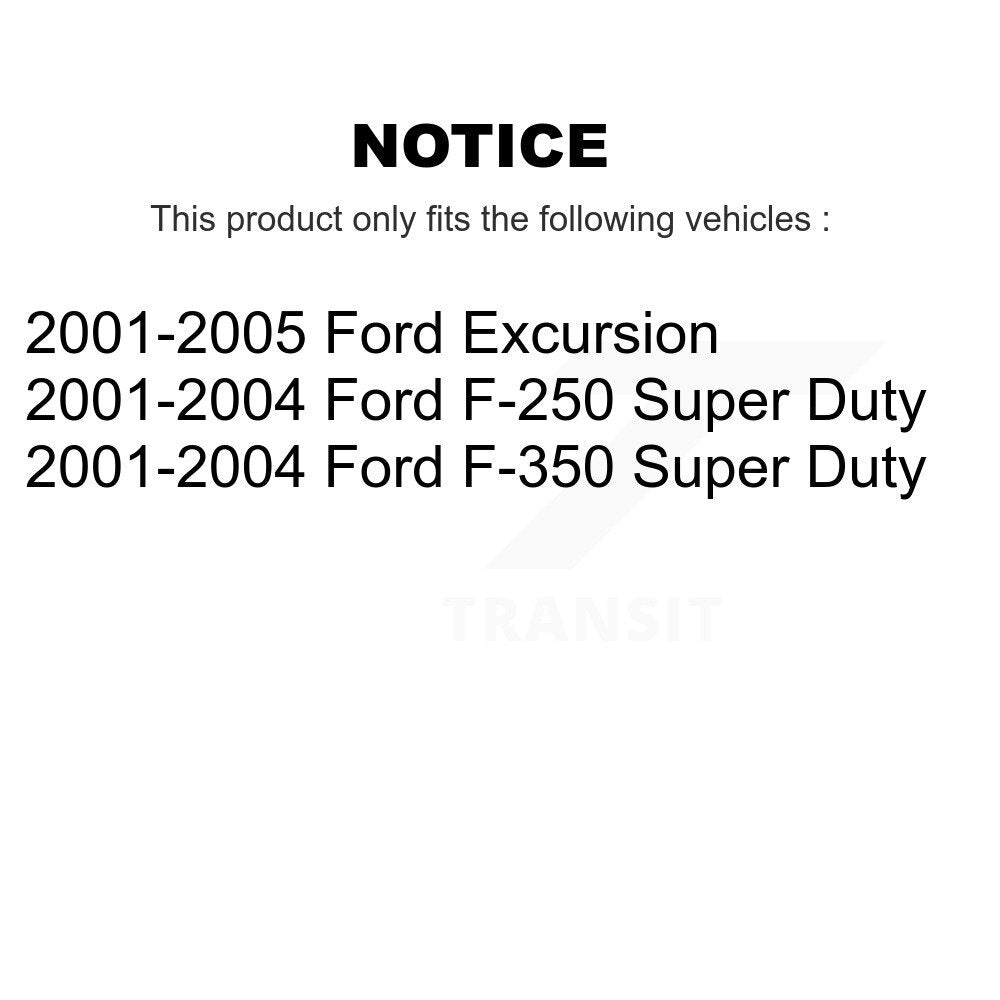[Avant et Arrière] Étrier de frein pour Ford F-350 Super Duty F-250 Excursion KBC-100050