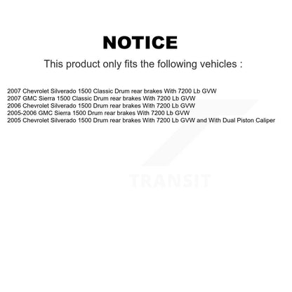 [Avant et Arrière] Étrier de frein pour Chevrolet GMC Silverado 1500 Sierra Classic KBC-100056