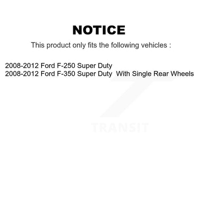 [Avant et Arrière] Étrier de frein pour 2008-2012 Ford F-350 Super Duty F-250 KBC-100071