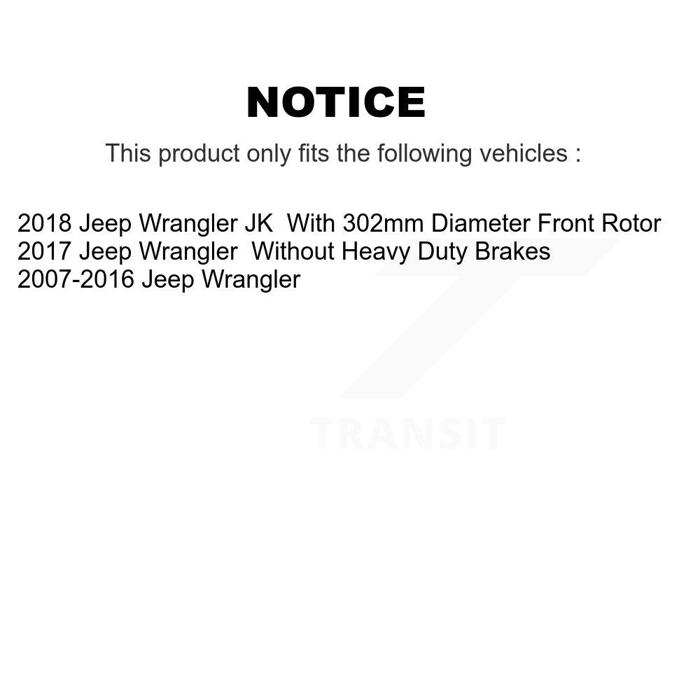 [Avant et Arrière] Étrier de frein pour Jeep Wrangler JK KBC-100077