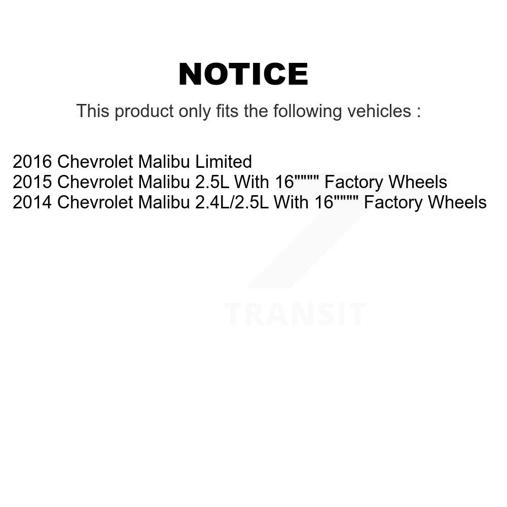 [Avant et Arrière] Étrier de frein pour Chevrolet Malibu Limited KBC-100086