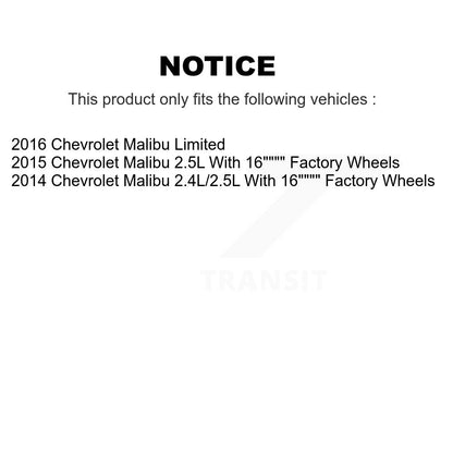 [Avant et Arrière] Étrier de frein pour Chevrolet Malibu Limited KBC-100086