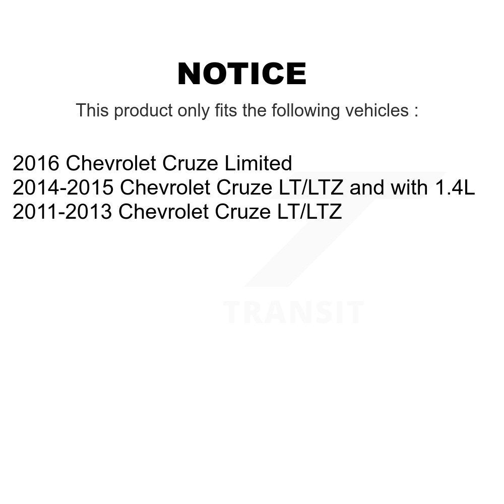 [Avant et Arrière] Étrier de frein pour Chevrolet Cruze Limited KBC-100088