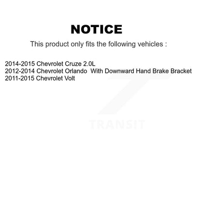 [Avant et Arrière] Étrier de frein pour Chevrolet Cruze Orlando Volt KBC-100090