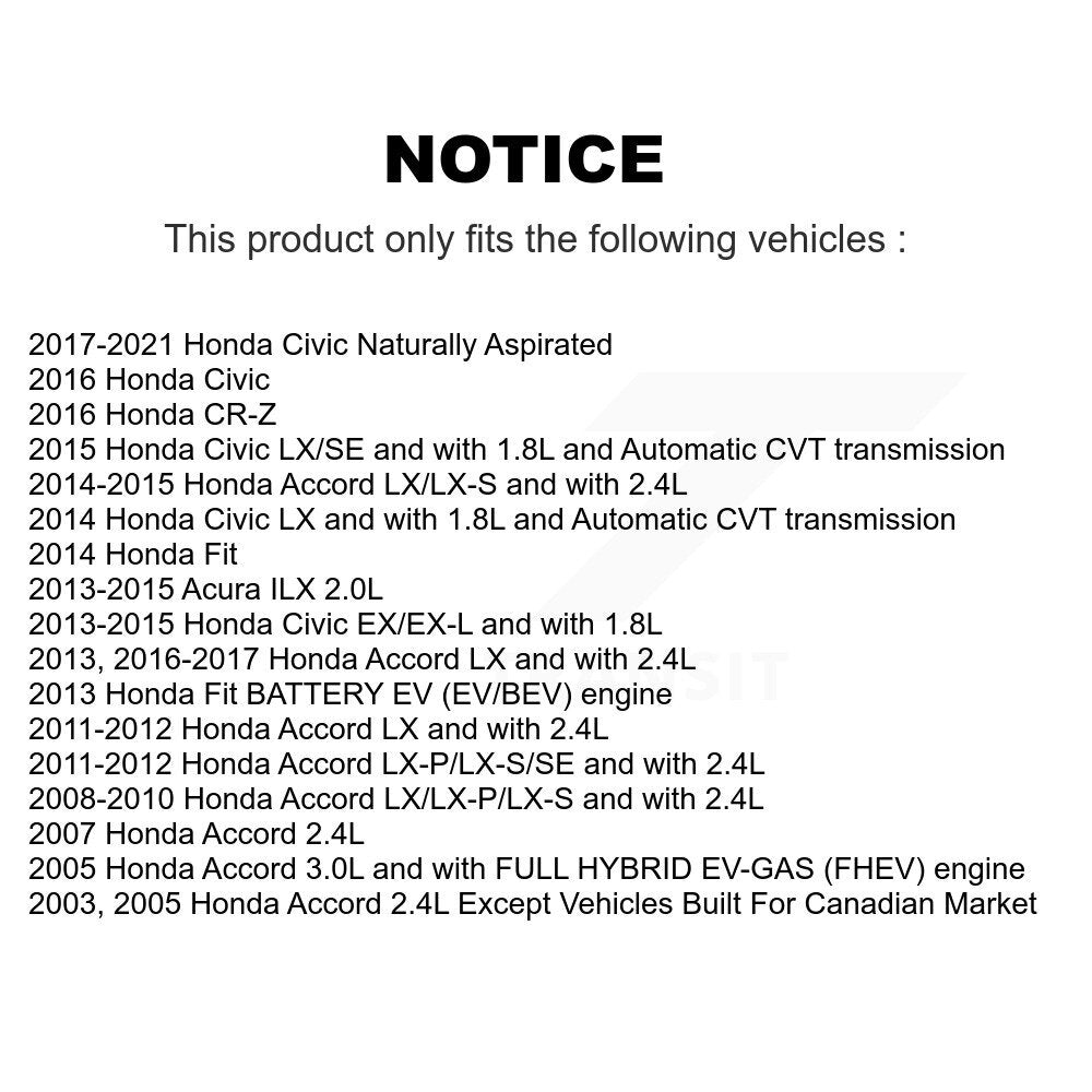 [Avant] Étrier de frein pour Honda Civic Accord Fit Acura ILX CR-Z KBC-100112
